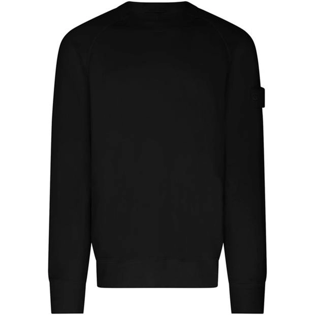 Stone Island Ghost Ghost Fleece Crewneck Sweater - Black